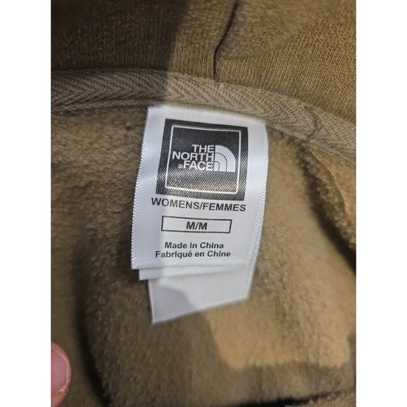 The North Face Hoodie Womens M Green Pullover Sweatshirt Logo Outdoors Adult - Picture 7 of 9